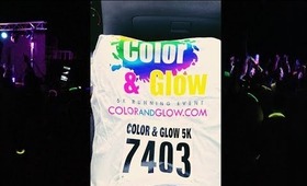 First 5k Run Vlog (Color Glow) | Kalei Lagunero