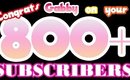 Shout Out To Gabby Arias | 800+ Subbies Giveaway | PrettyThingsRock