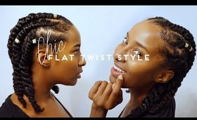 FLAT TWIST STYLE + How to Get Instantly FULLER EDGES!