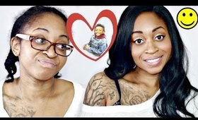 Son Does My Voiceoover😂😂😜: Freshlook Contacts, Makeup & Model Model Freedom Part 202 Wig