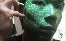 Lizard Halloween Makeup (Dr.Who-Silurian)