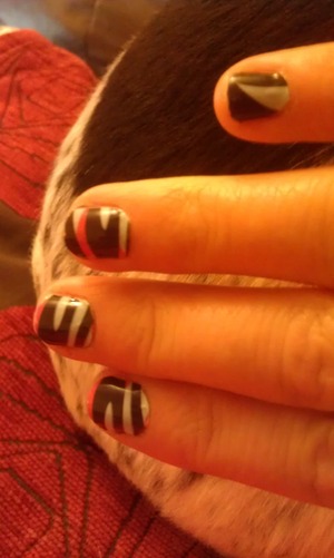 pink and black