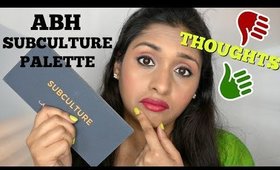 RAVE OR REFUSE ? Anastasia Beverly Hills SUBCULTURE Palette | deepikamakeup