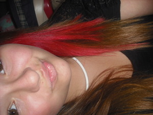 my red hair :)you may request tutorial 