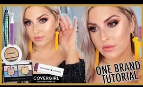 One Brand Tutorial 😍 Full Face Of COVERGIRL! 👀 + MEET KATY PERRY!