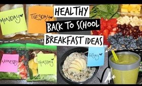 Healthy Back to School Breakfast Ideas If Your Running Late!