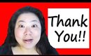 Thank You For All Your Support!  100 Subscriber Milestone!  See Me Tear Up....