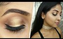 NAVRATRI Makeup Tutorial 2016 | Gilded GOLD Makeup Tutorial | EASY Festive Look| Stacey Castanha