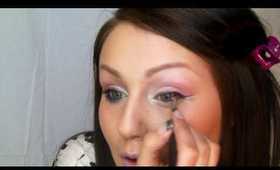 Barbie Inspired Pink Double Winged Eye