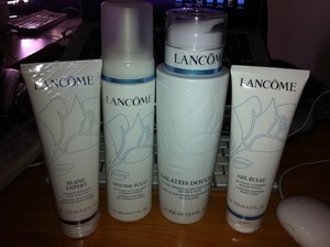 Lancome cleansing team