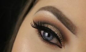 Golden Brown Smokey Eye | Too Faced Chocolate Bar Palette