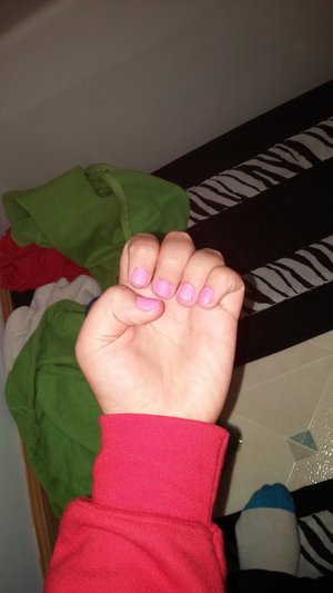 just got my acrylics off. what do u think? 