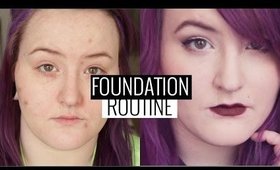 FLAWLESS FOUNDATION ROUTINE (PALE SKIN) | heysabrinafaith