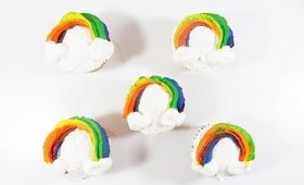 Rainbow Swirl Cupcakes Pinterest Inspired