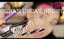 NEW Urban Decay BROWS | UD Street Style Brows Review + Swatches