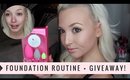 FOUNDATION ROUTINE | Covering My Breakouts &  Redness+ BEAUTYBLENDER GIVEAWAY!