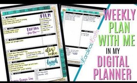 July 14 to 20 Digital Plan with Me this Week July, Setting Up Weekly Digital Plan With Me July 15