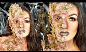 Guardians of the Galaxy GROOT Inspired Makeup | Collab with Bonnie DiMatteo