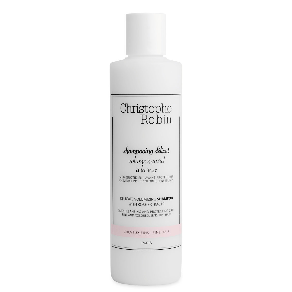 Christophe Robin Delicate Volumizing Shampoo with Rose Extracts 250 ml alternative view 1 - product swatch.
