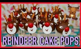 HOW TO MAKE REINDEER CAKE POPS!
