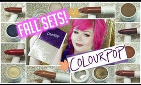 Colourpop Fall 2015 Sets | Review + Swatches