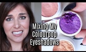 Destroying + Mixing My Colourpop Makeup to Create a Custom Shade [FRANKENSHADOW🧟‍♂️] | Bailey B.