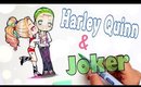 💁🏼How to Draw HARLEY QUINN & JOKER || Chibi Style✍️