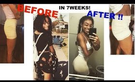 How I Went From BONY to BOOTY! 🍑(REAL 7wk Results!)