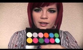 SLEEK PALETTE 'Ultra Matte V1 Brights' Rainbow Makeup Tutorial