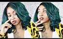 Green Bob - IT'S A WIG TRUDY NT MOSS GREEN | ♡ Epic Wig Review -IAMAHAIR