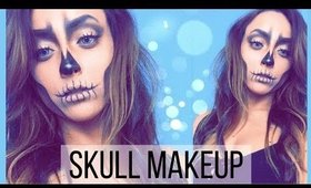 SKULL - Halloween Make-up  #DEBBYWEEN🎃