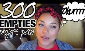 Empties #24 - CARDI B WOULD BE SO PROUD OF THIS MANY REBUYS! 😂🤣| Project Pan 300 2018! || MelissaQ