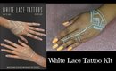 White Lace Tattoo Kit- Earth Henna