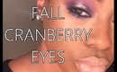 Fall Cranberry Eye Makeup Tutorial