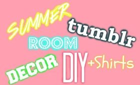 Summer Tumblr Room Decor DIY + Shirt | Madison Allshouse