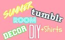Summer Tumblr Room Decor DIY + Shirt | Madison Allshouse
