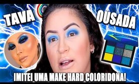 IMITEI UMA MAKE NÍVEL HARD COM UMA PALETA QUE NUNCA USEI E OLHA O RESULTADO... | Duda Fernandes
