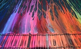 Melting Crayons Art!