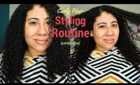 Curly Hair Styling Routine (2017)