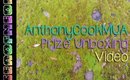 AnthonyCookMUA Prize Unboxing!
