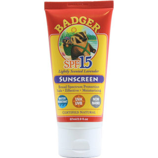 Badger All Natural Sunscreen SPF 15