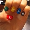 m&m nails 