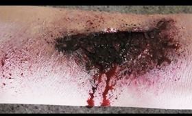 Easy and Inexpensive Gore Makeup Tutorial!!