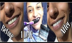 BEAUTY HACK | Black Pearl Activated Charcoal Teeth Whitening Powder