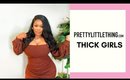 SPRING FASHION PRETTYLITTLETHING TRY ON THICK & CURVY EDITION