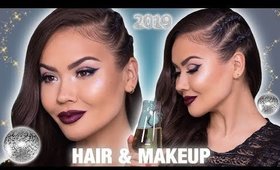 NEW YEARS MAKEUP TUTORIAL + HAIR | Maryam Maquillage