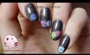 Rainbow soot sprites nail art tutorial