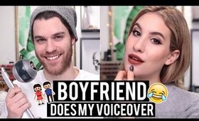 MY BOYFRIEND DOES MY VOICEOVER! OMG! | Jamie Paige