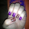 Clemson Tiger nails