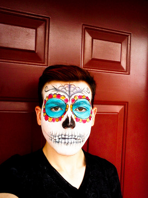 A sugarskull concept for halloween!